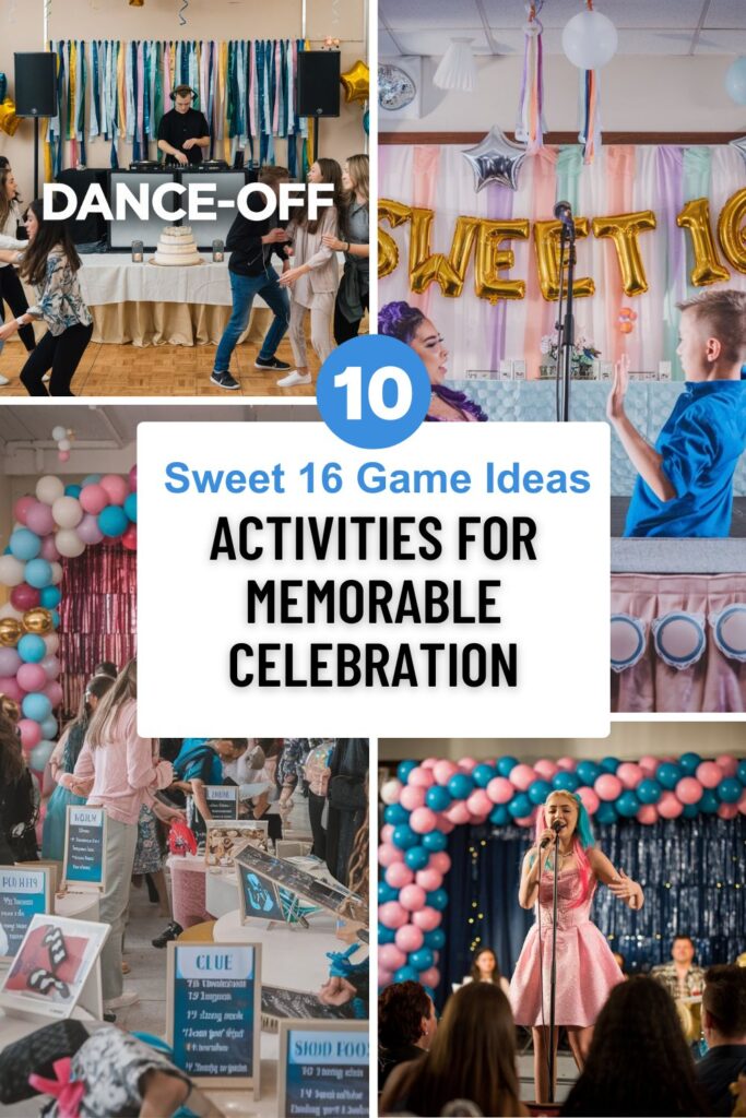 Sweet 16 Game Ideas Activities for Memorable Celebration