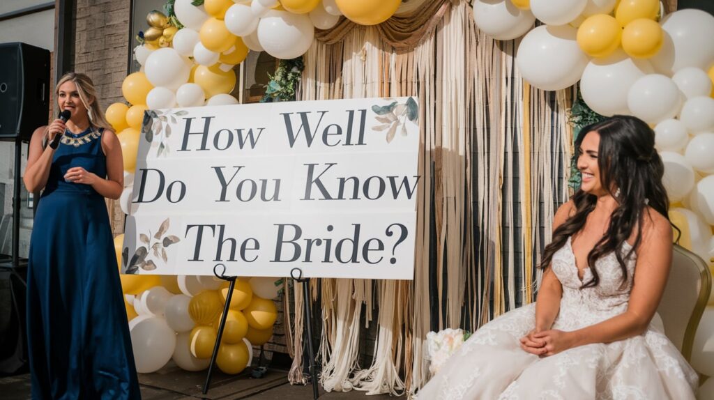 How Well Do You Know the Bride?