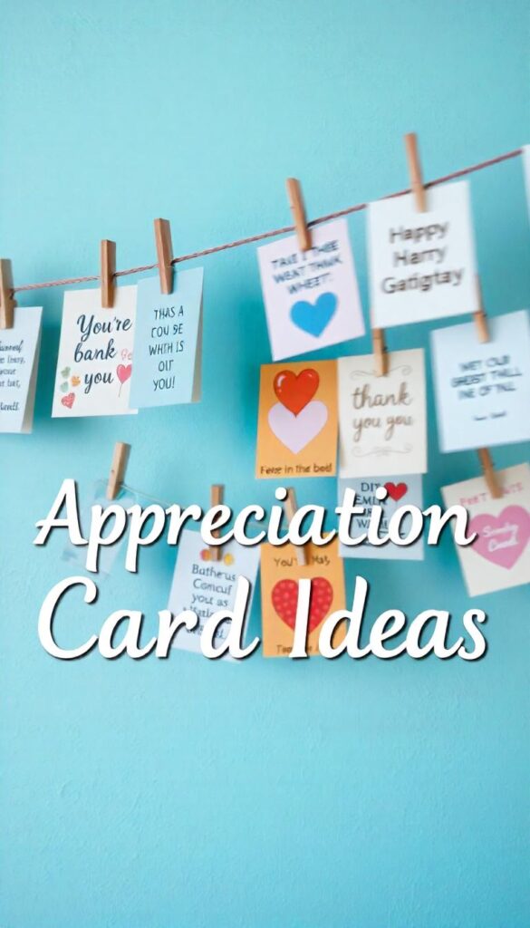 Appreciation Card Ideas