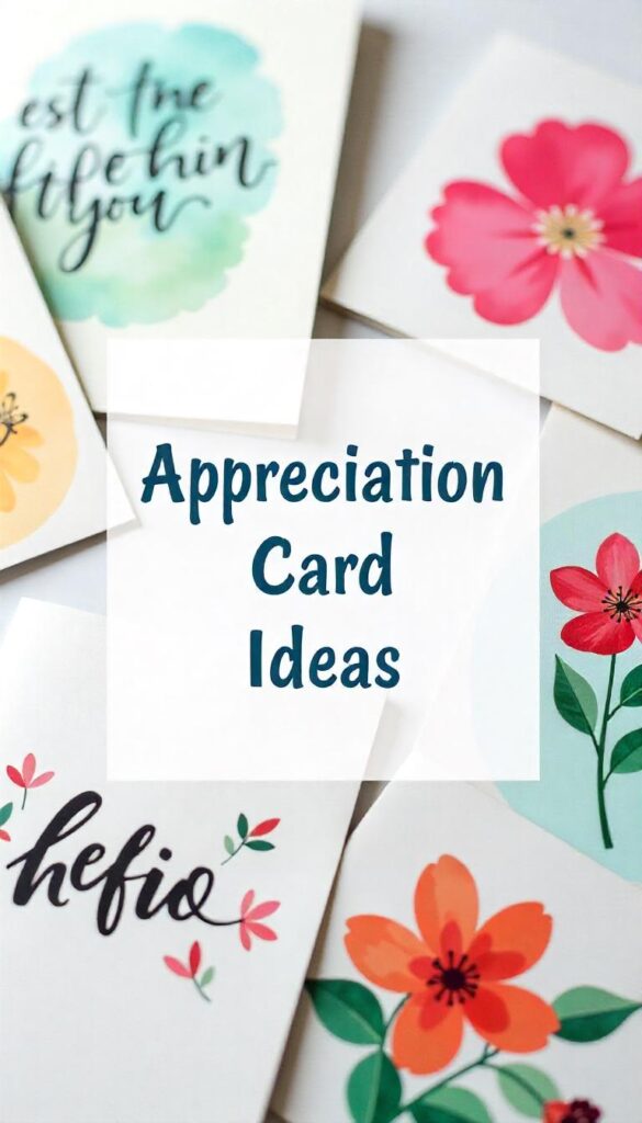 Appreciation Card Ideas