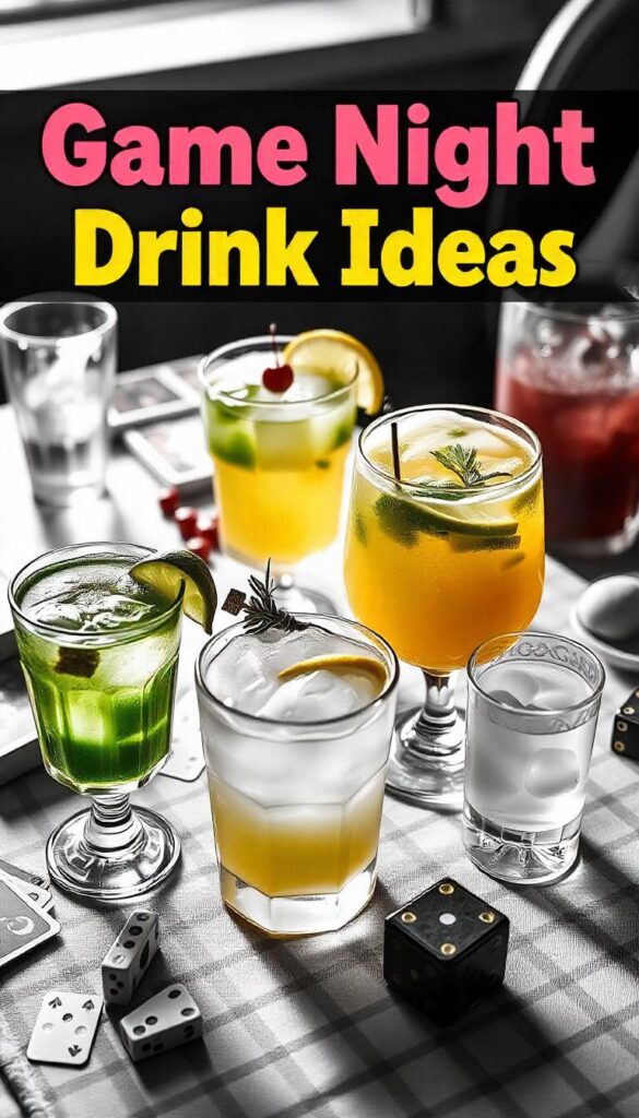 Game Night Drink Ideas