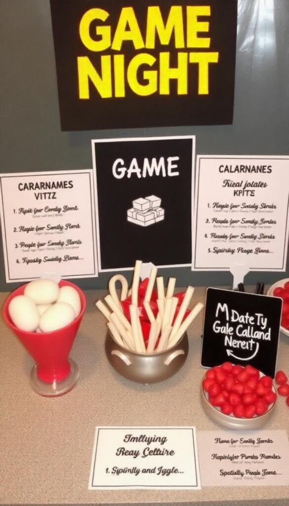 Game Night Themes Ideas