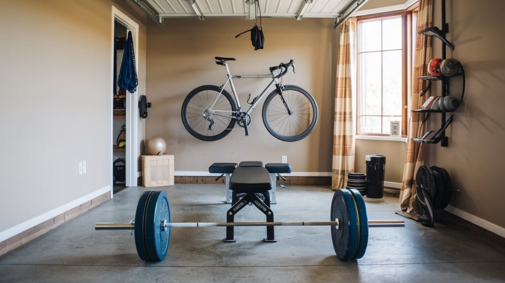 Half Garage Gym Ideas