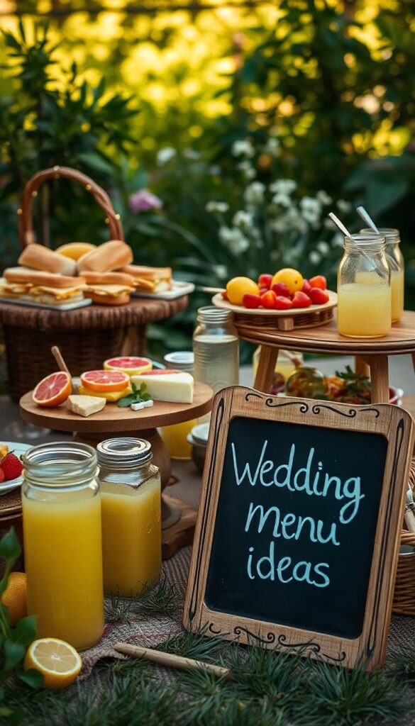 Wedding Menu Ideas