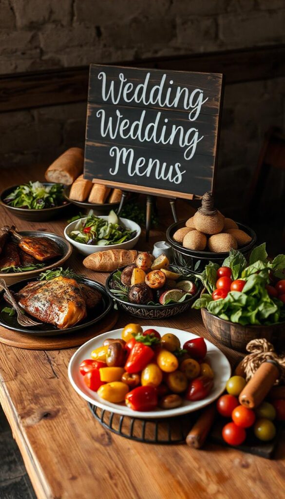 Wedding Menu Ideas