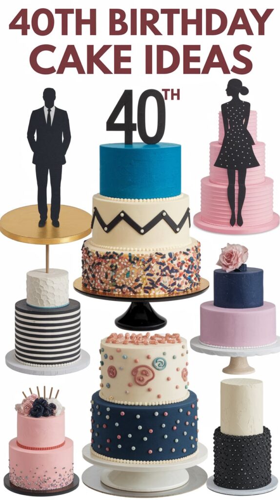 40th Birthday Cake Ideas