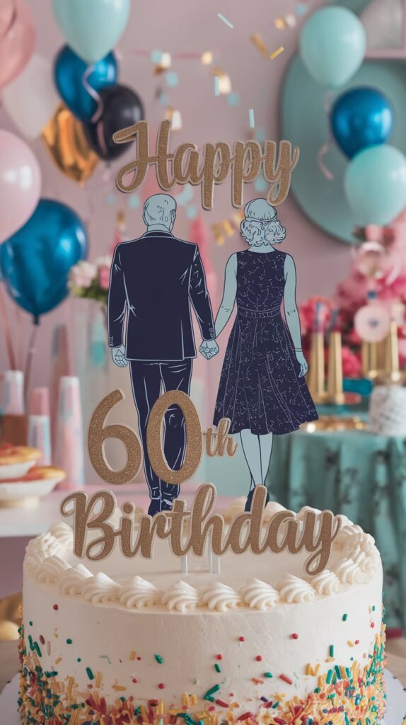 60th Birthday Cake Ideas