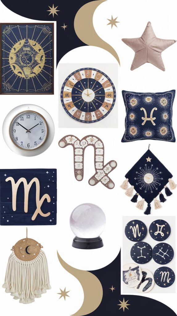 Astrology Themed Home Decor Ideas