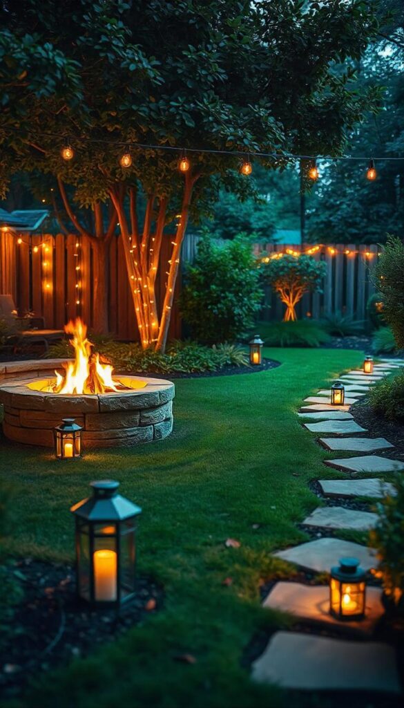 Backyard Light Ideas