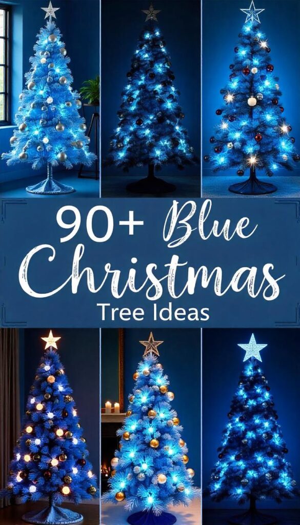 Blue Christmas Tree Ideas