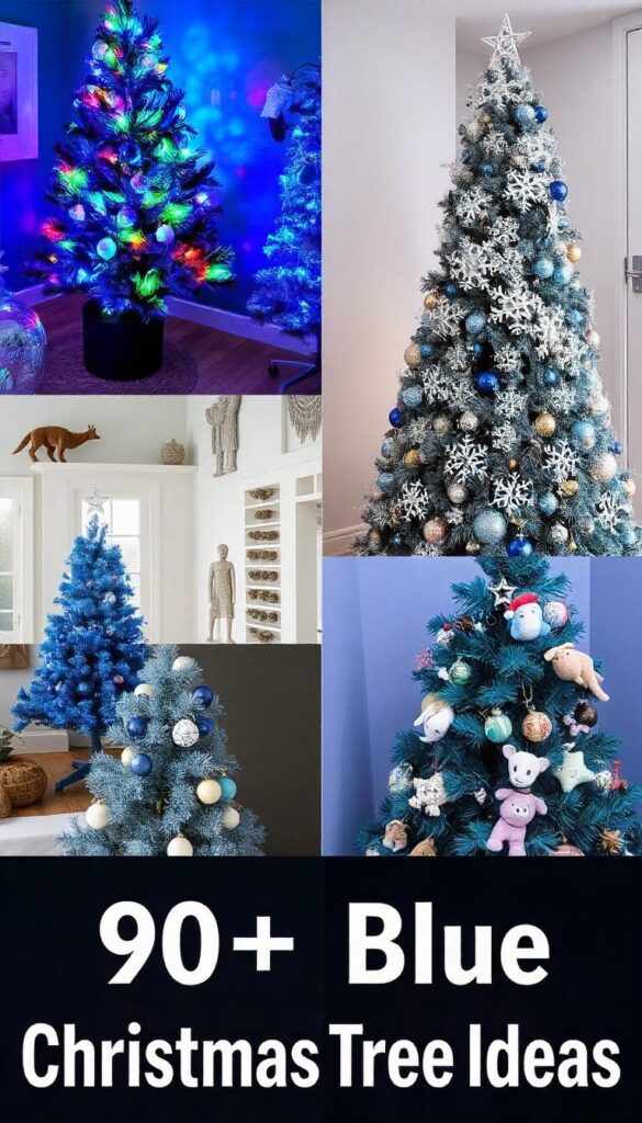 Blue Christmas Tree Ideas