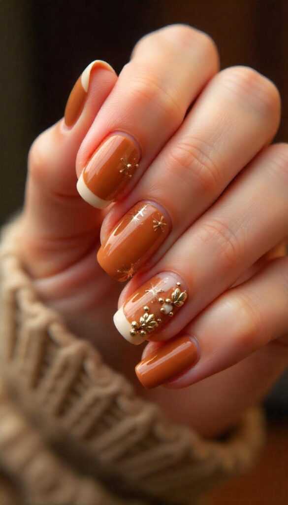 Brown Nails Ideas