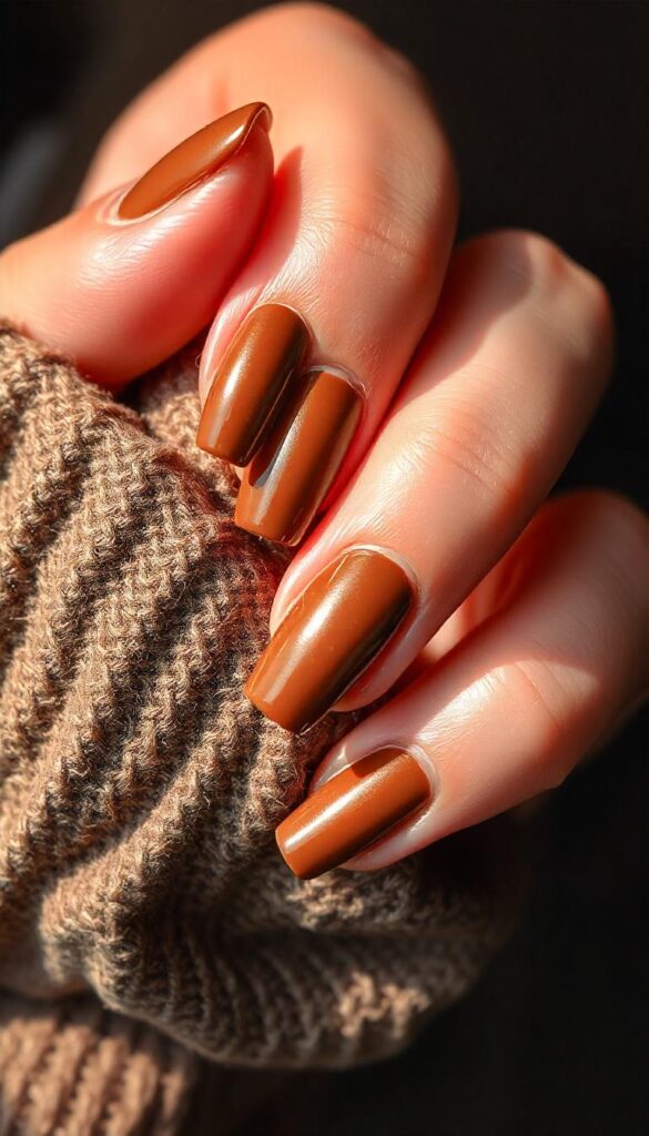 Brown Nails Ideas