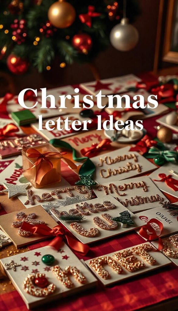 Christmas Letter Ideas