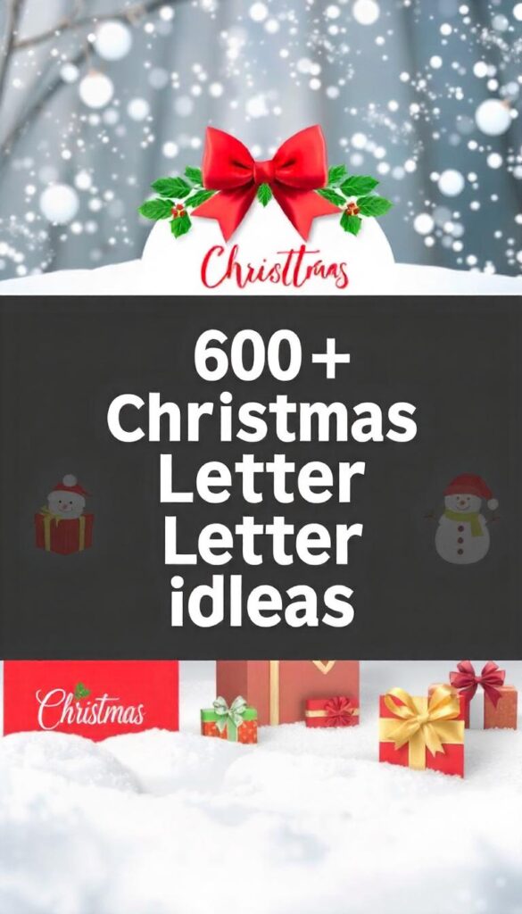 Christmas Letter Ideas