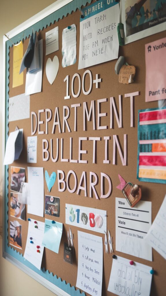 Department Bulletin Board Ideas