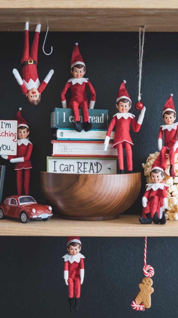 Elf on the Shelf Funny Ideas