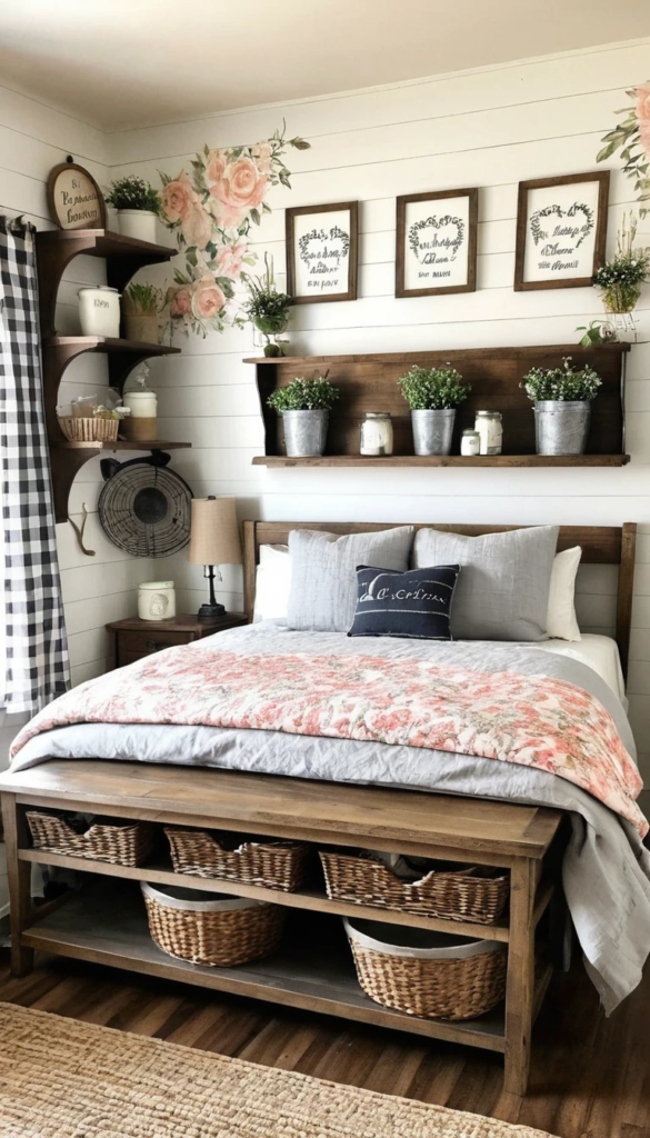 Farmhouse Bedroom Decorating Ideas