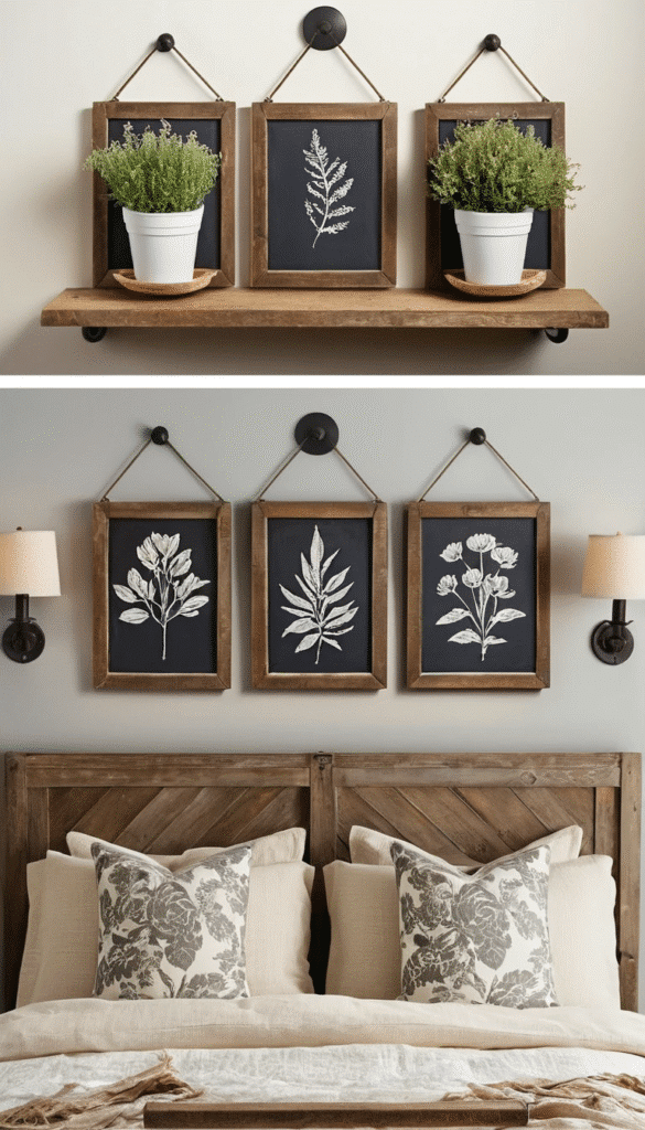 Farmhouse Bedroom Wall Decor Ideas