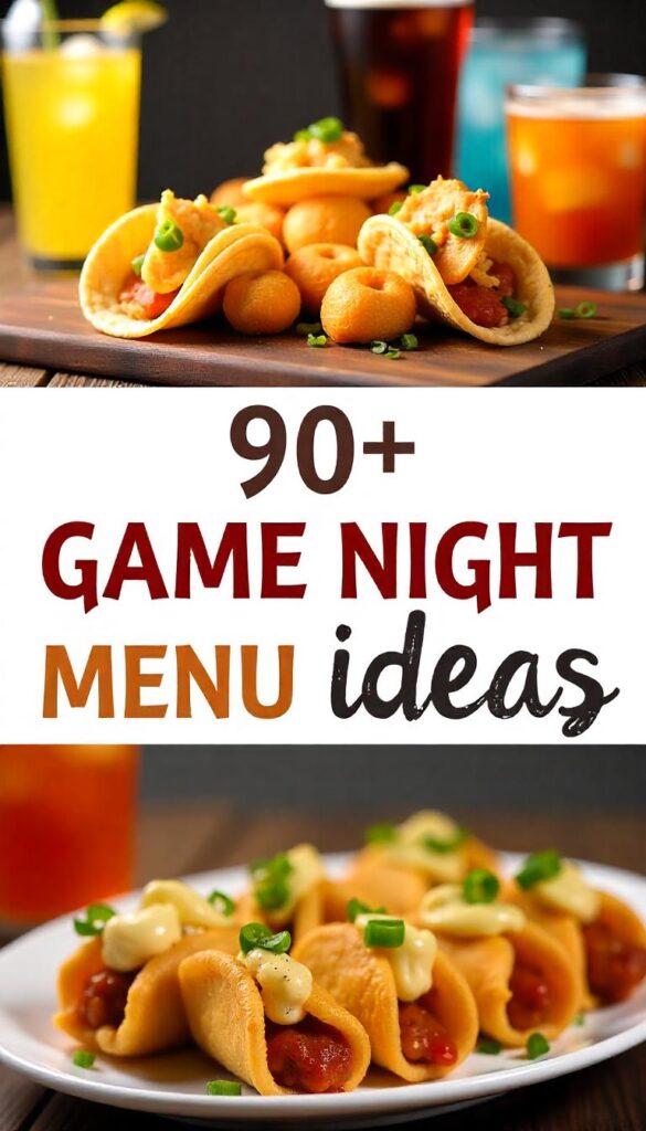 Game Night Menu Ideas