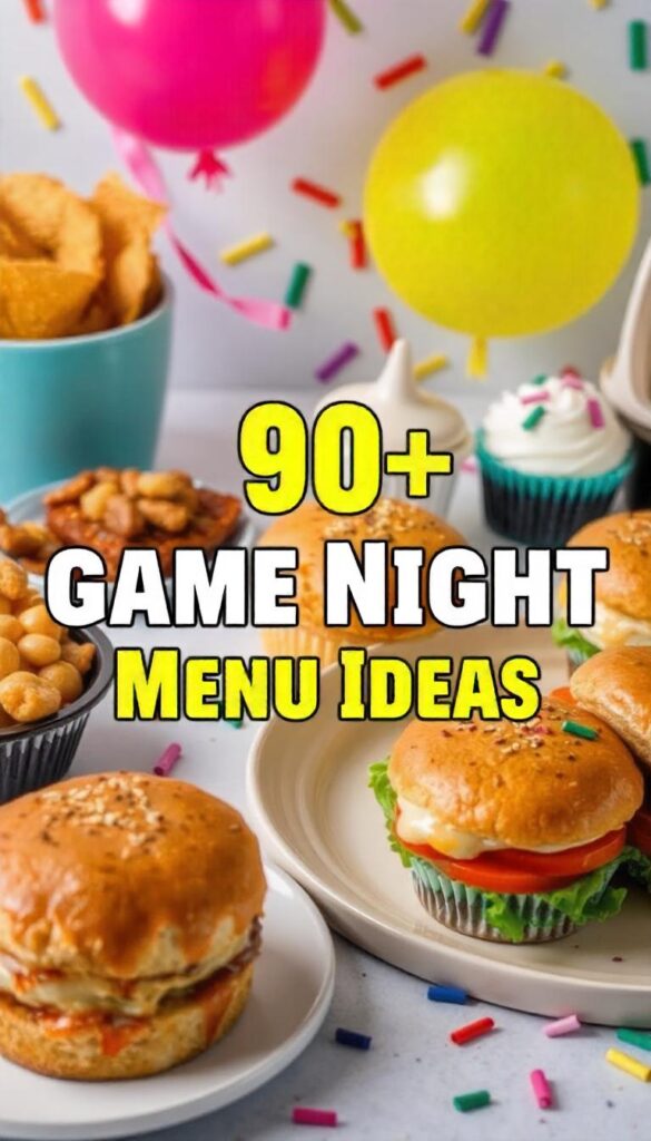 Game Night Menu Ideas