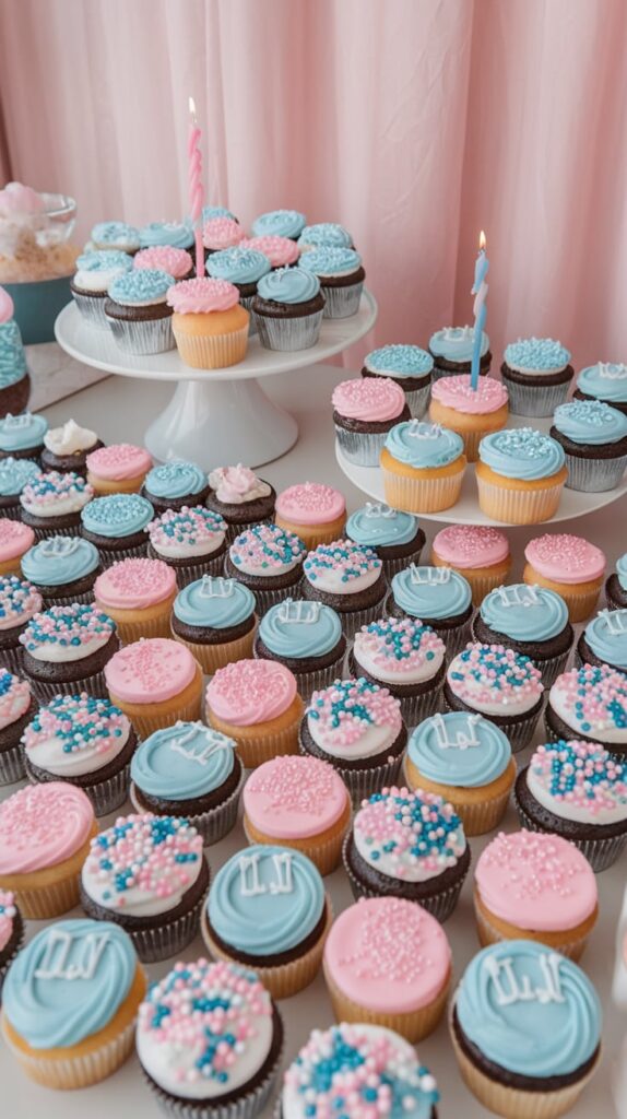 Gender Reveal Cupcake Ideas