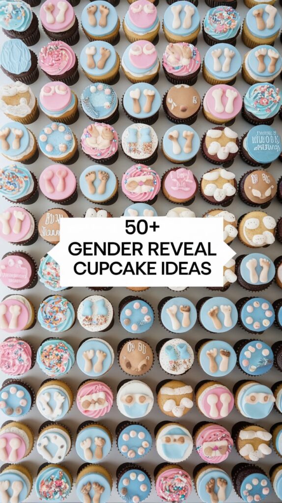 Gender Reveal Cupcake Ideas