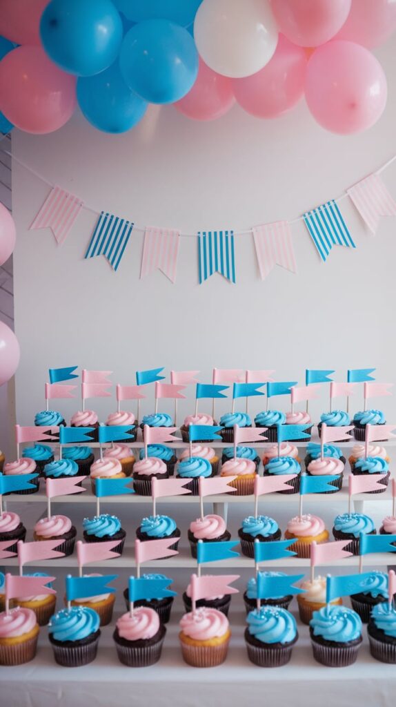 Gender Reveal Cupcake Ideas