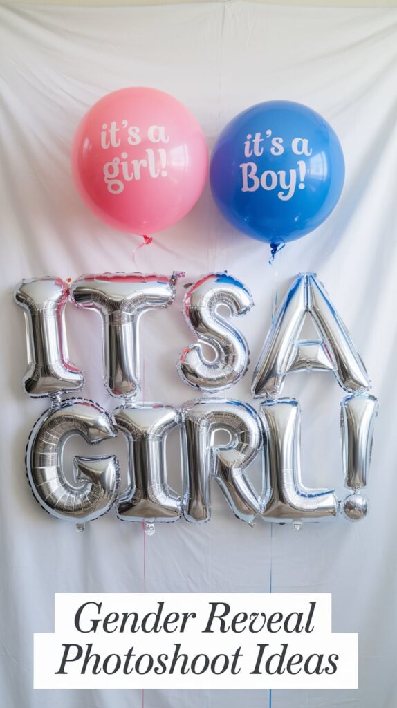 Gender Reveal Photoshoot Ideas