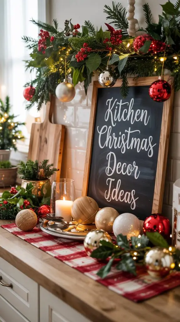 Kitchen Christmas Decor Ideas