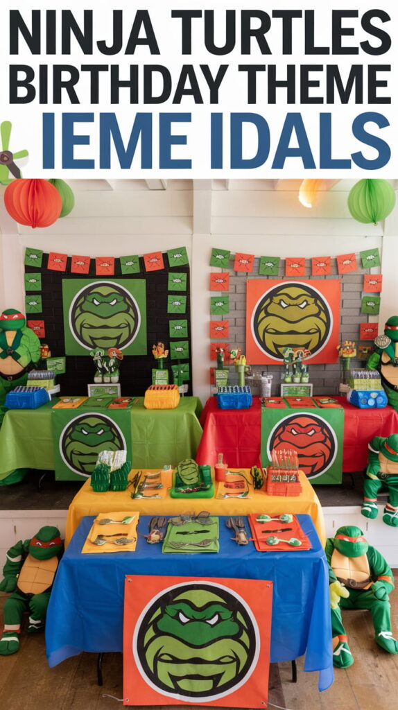 Ninja Turtles Birthday Theme Ideas