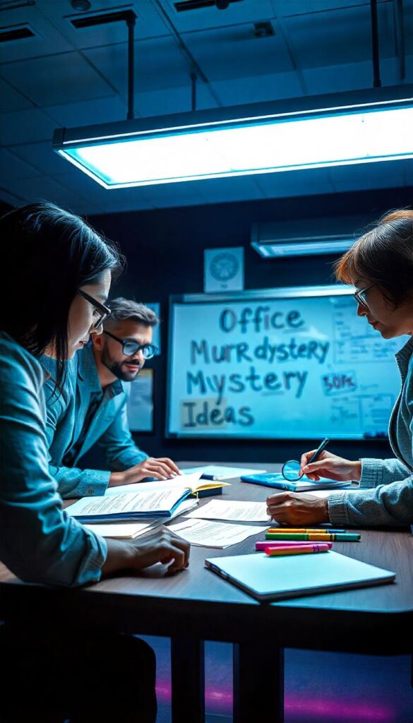 Office Murder Mystery Game Ideas