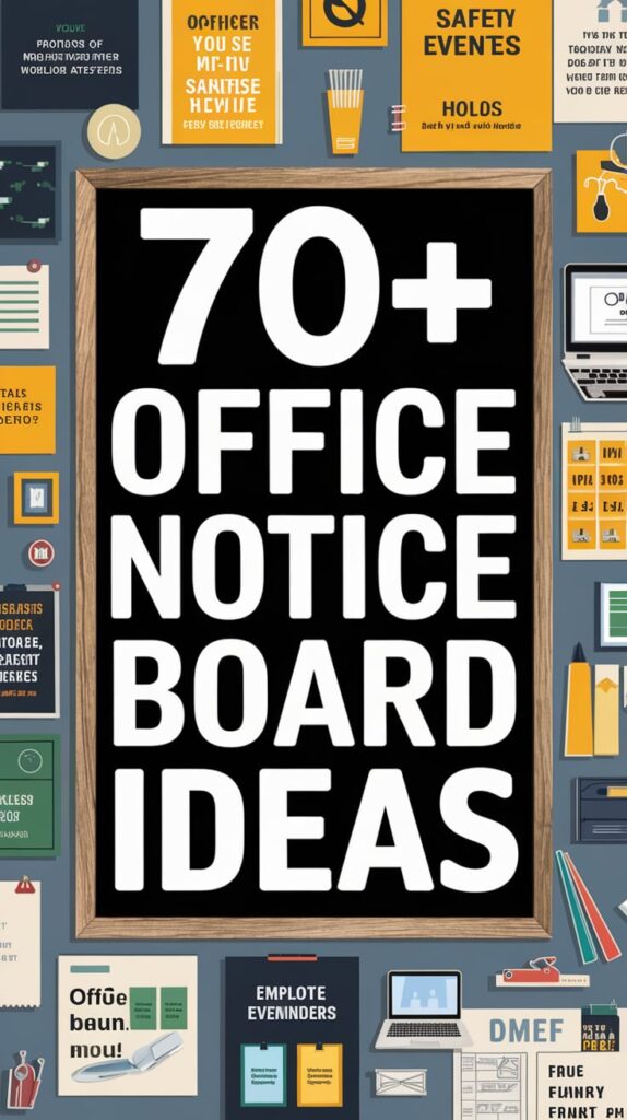 Office Notice Board Ideas