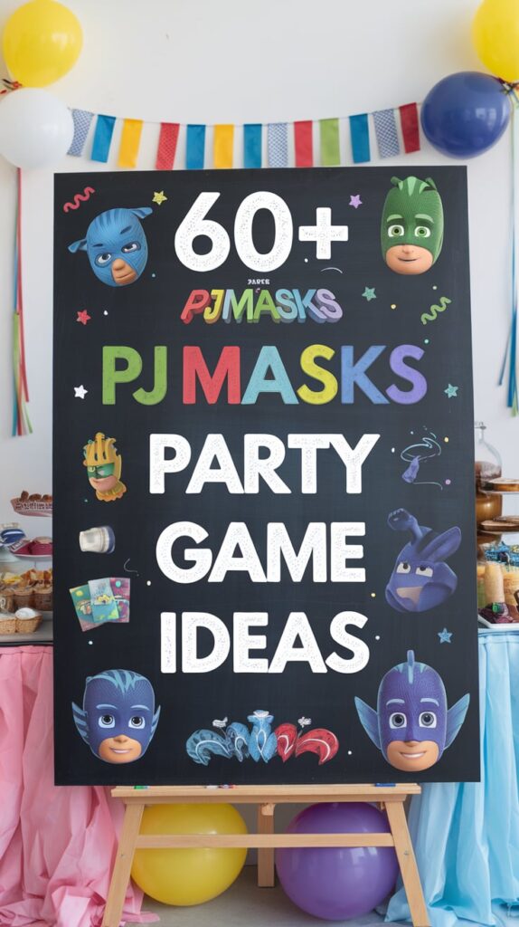 PJ Masks Party Game Ideas