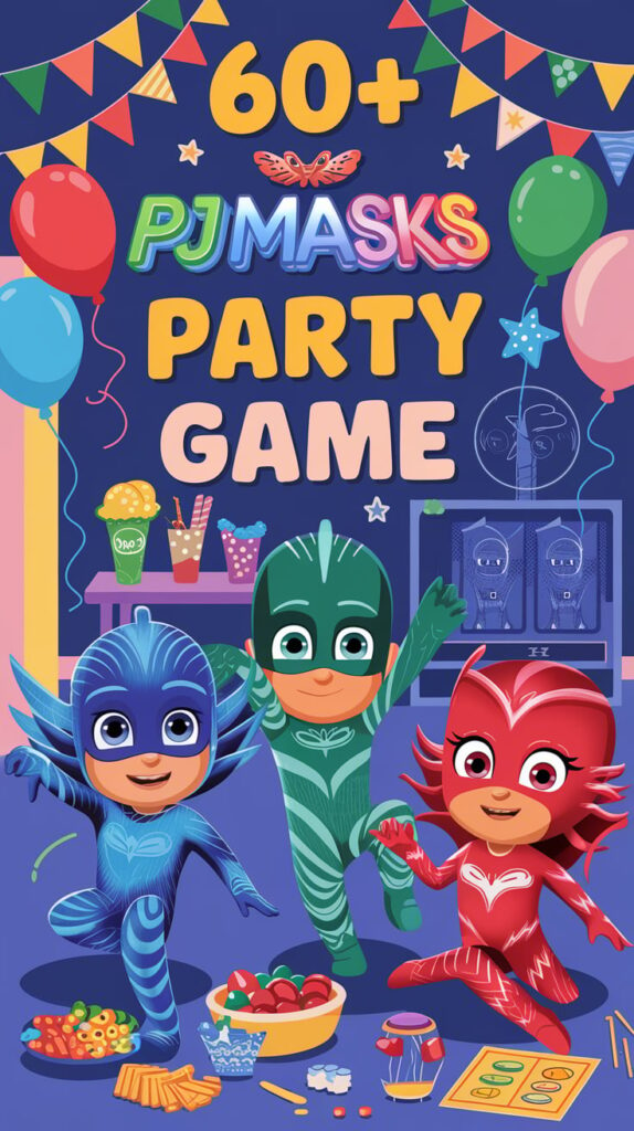 PJ Masks Party Game Ideas