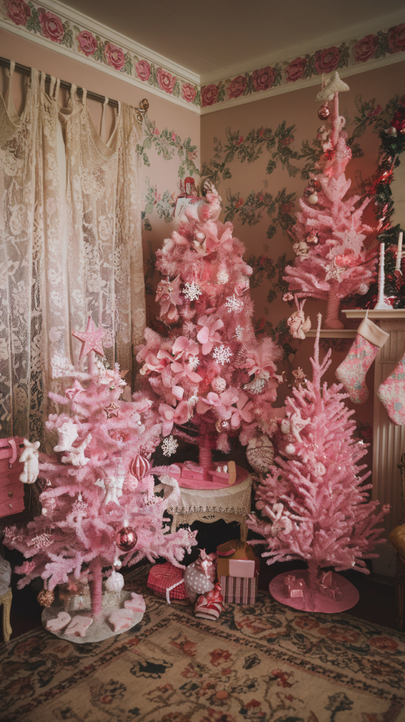 Pink Christmas Tree Ideas