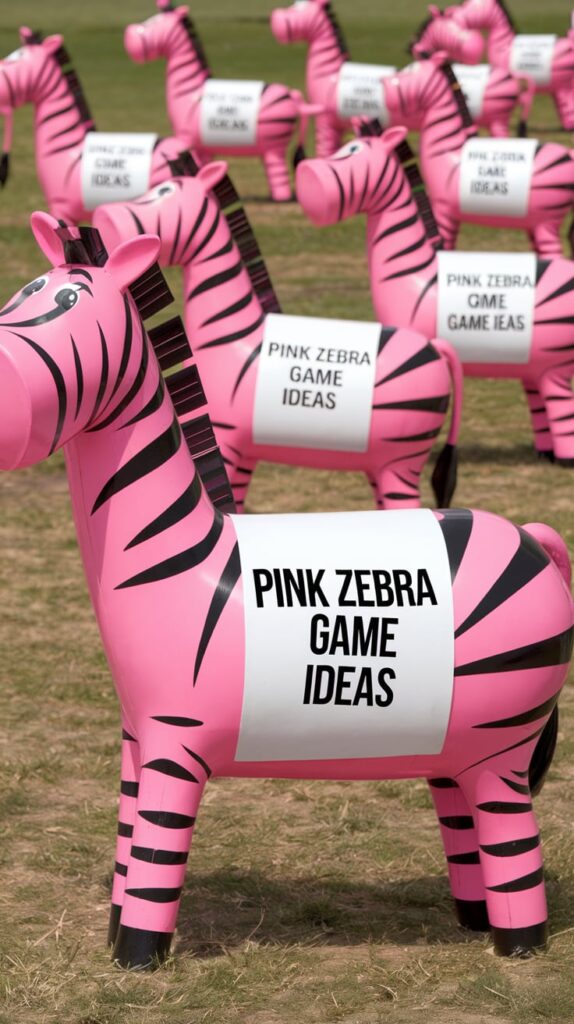 Pink Zebra Game Ideas