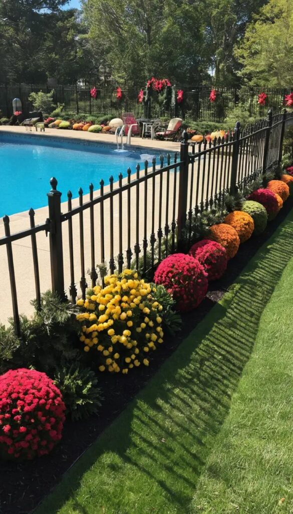 Pool Fence Decoration Ideas