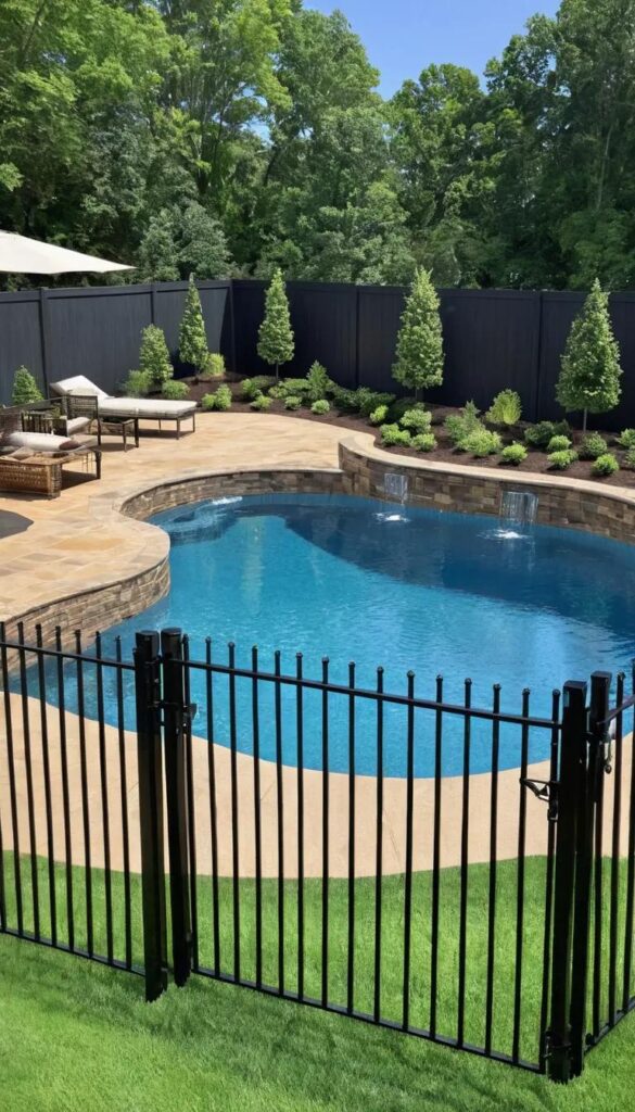 Pool Fence Decoration Ideas