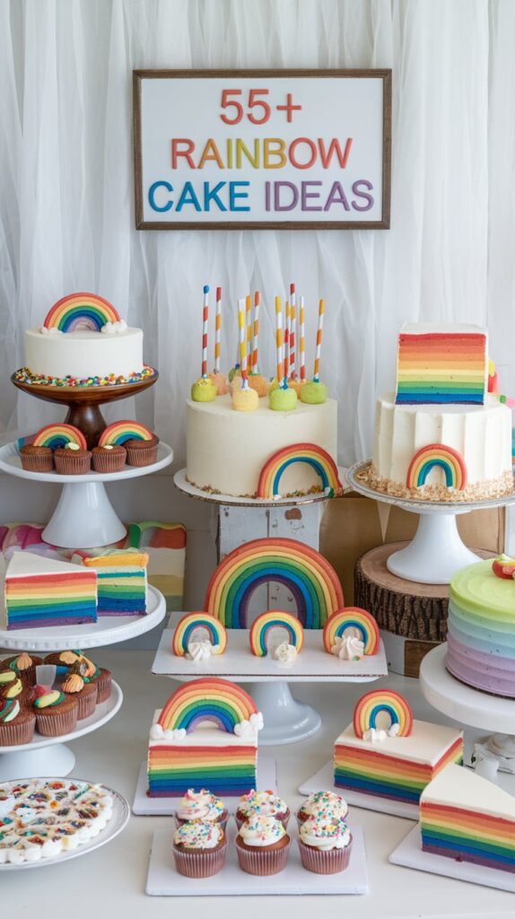 Rainbow Cake Ideas