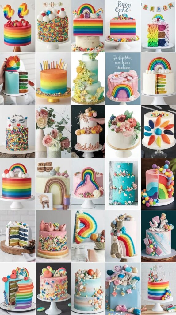 Rainbow Cake Ideas