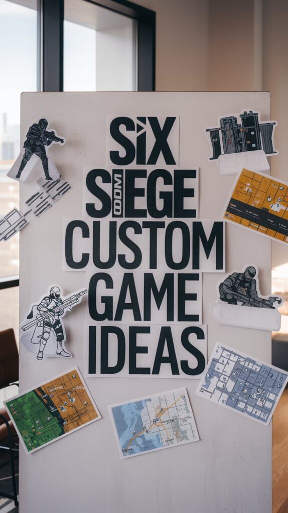 Rainbow Six Siege Custom Game Ideas