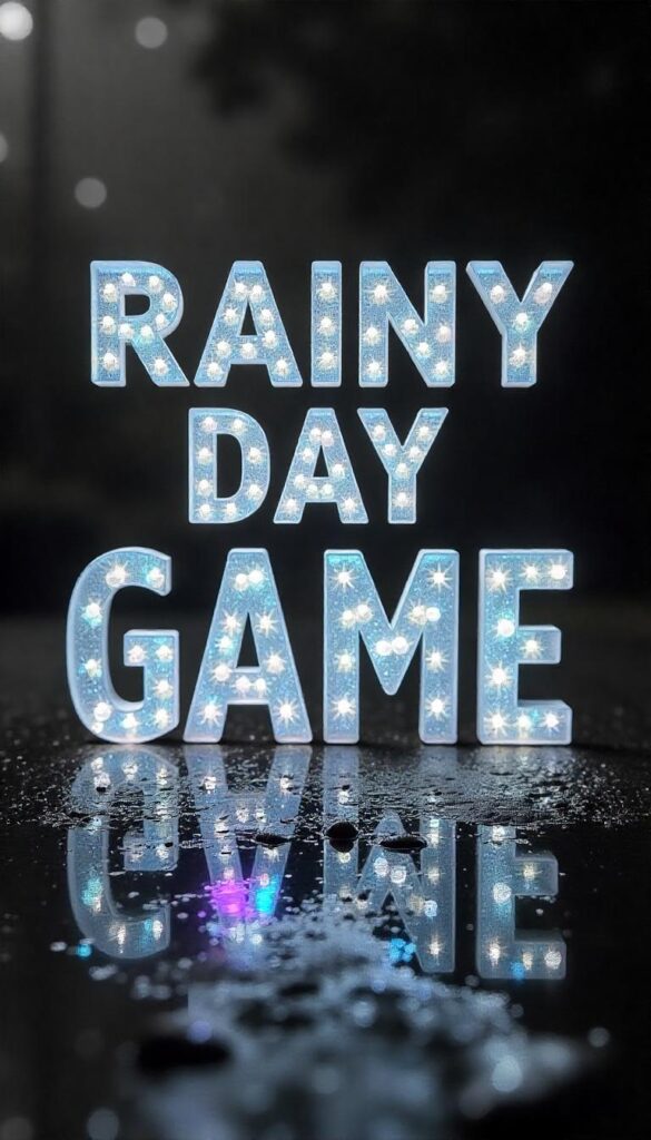 Rainy Day Game Ideas