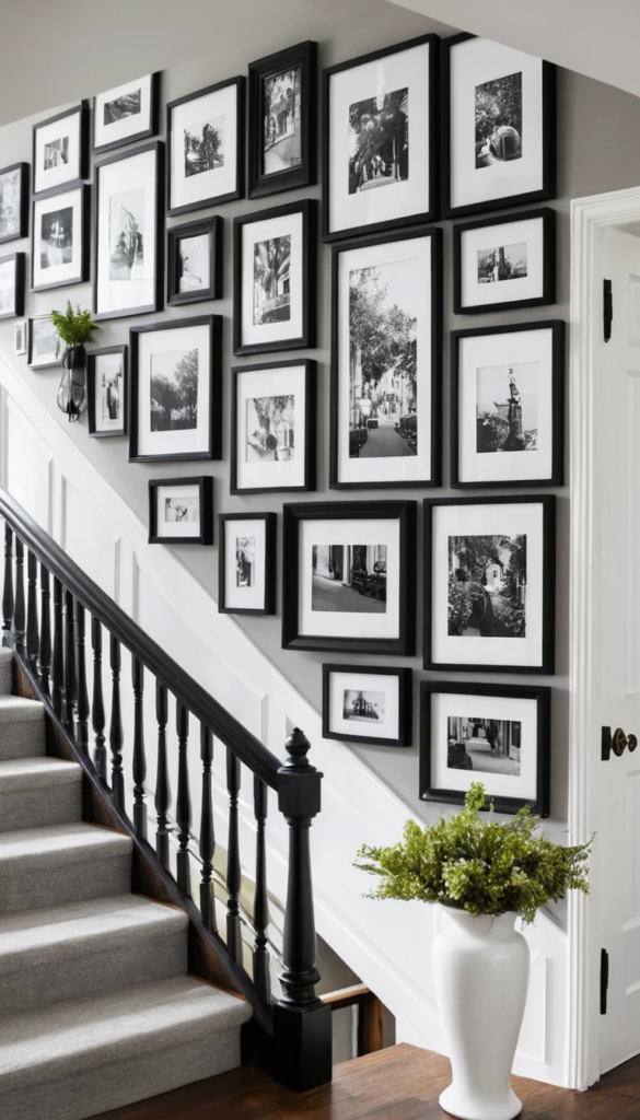 Staircase Wall Decorating Ideas