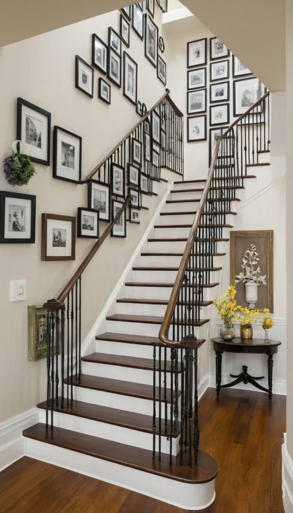 Staircase Wall Decorating Ideas