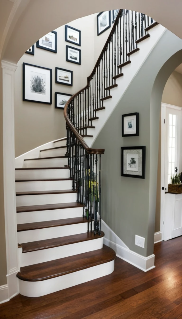 Staircase Wall Decorating Ideas