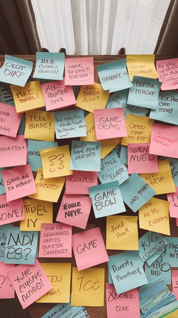 Sticky Note Game Ideas