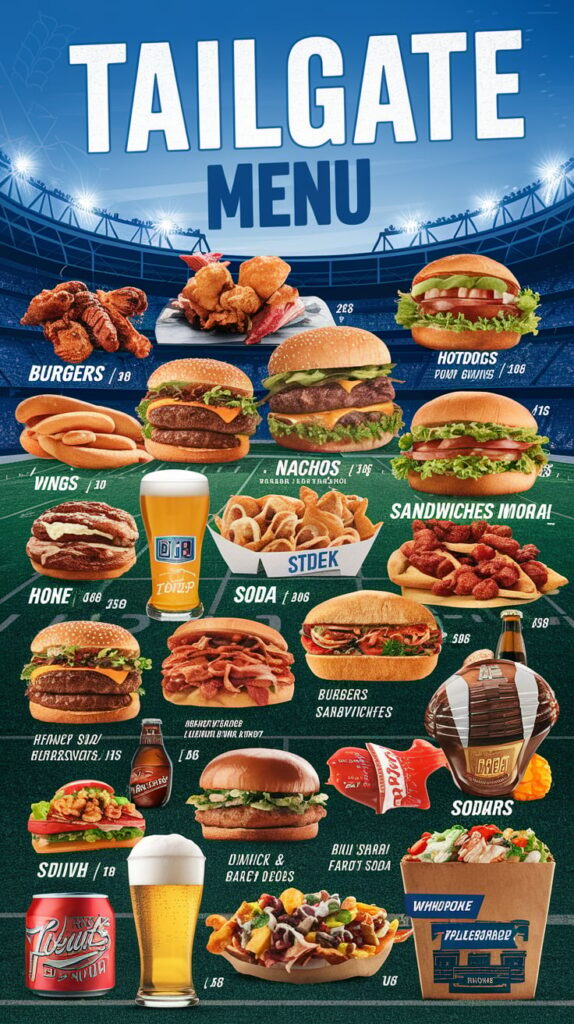 Tailgate Menu Ideas