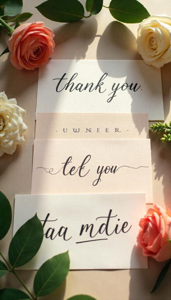 Thank You Note Ideas