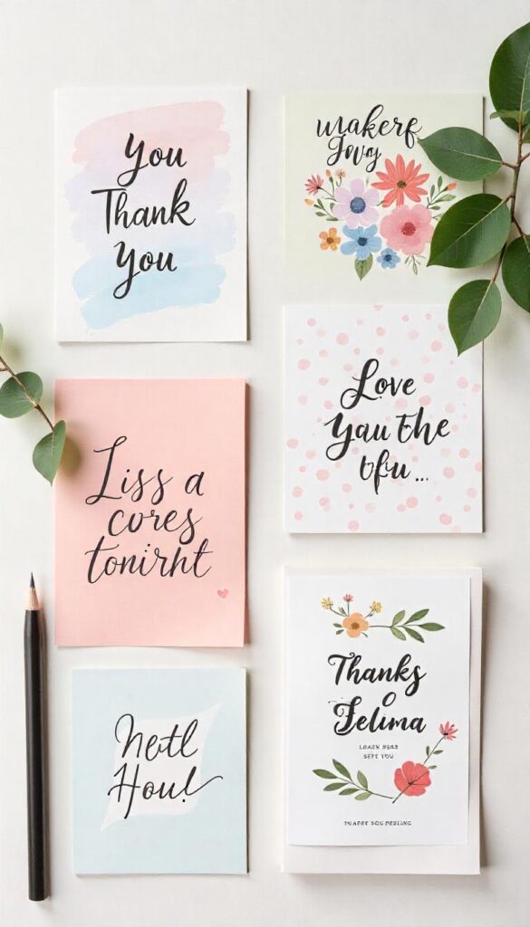 Thank You Note Ideas